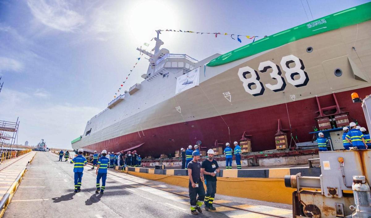 Navantia refuerza el músculo naval de la Bahía con la sexta corbeta saudí