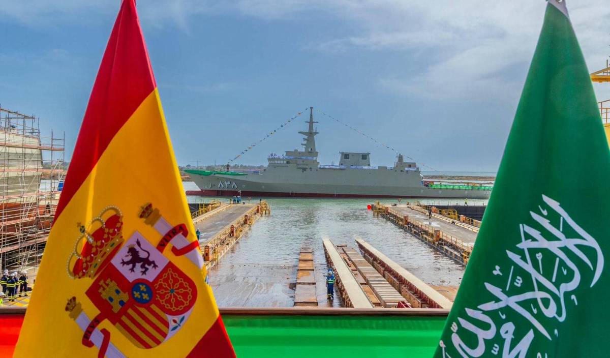 Navantia refuerza el músculo naval de la Bahía con la sexta corbeta saudí