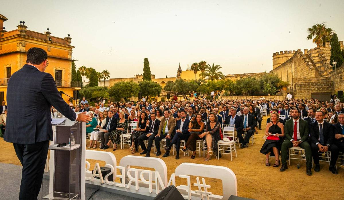 El presidente de la CEC, José Andrés Santos Cordero, durante su discurso - El presidente de la CEC, José Andrés Santos Cordero, durante su discurso