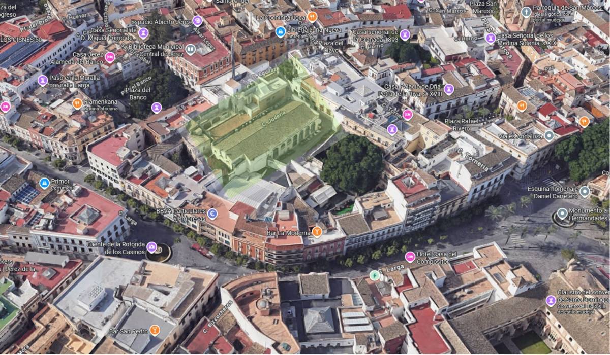 Histórico cambio para 'reabrir' la Judería de Jerez al resto del centro: un pasaje hacia calle Larga que cambiará todo