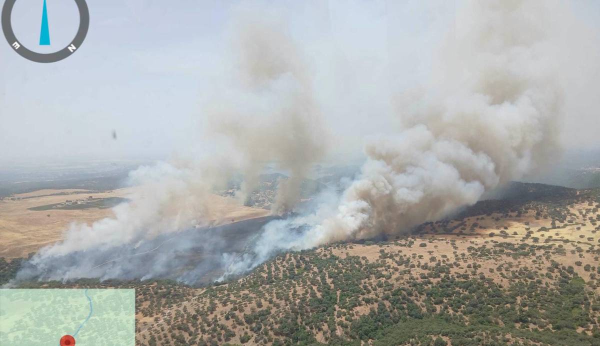 El fuego, alerta por partida doble en Andalucía: incendio activo en Jaén y estabilizado en Córdoba