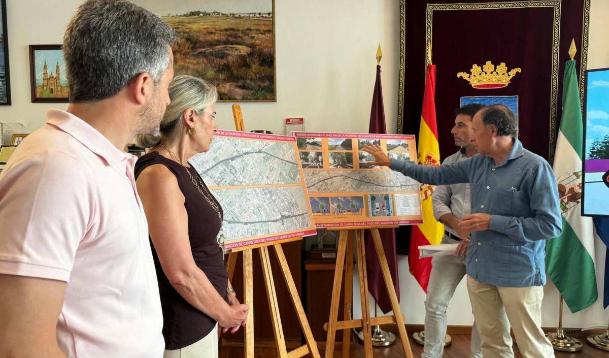 Carril bici, acerado, zonas ajardinadas y dos glorietas: así cambiará la entrada a Pago Humo en Chiclana