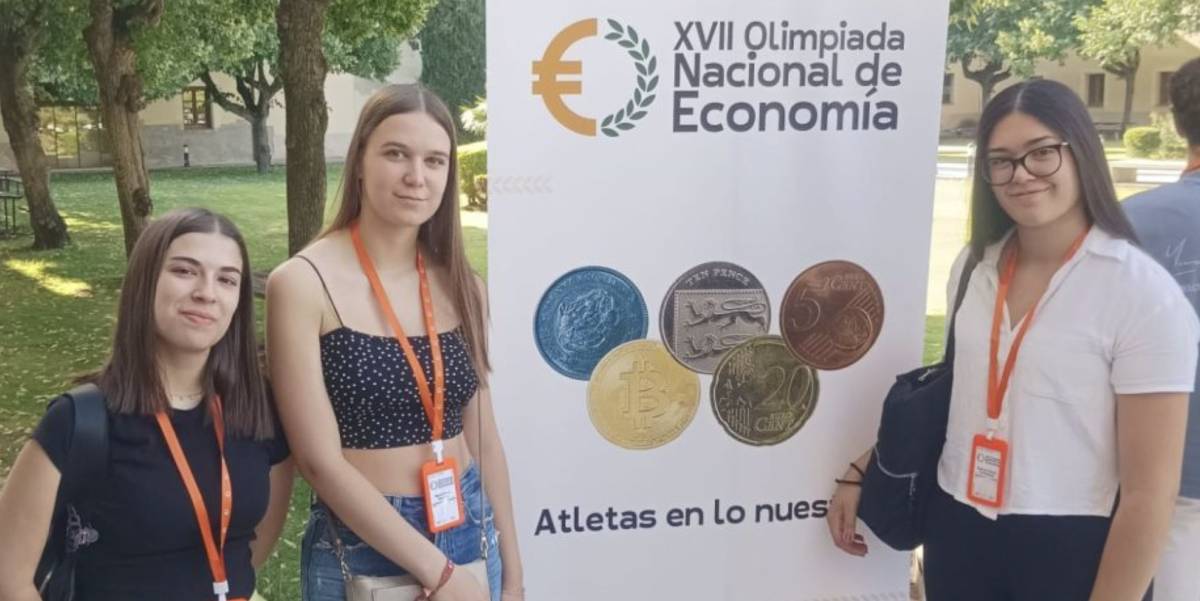 Las estudiantes, en la prueba nacional.