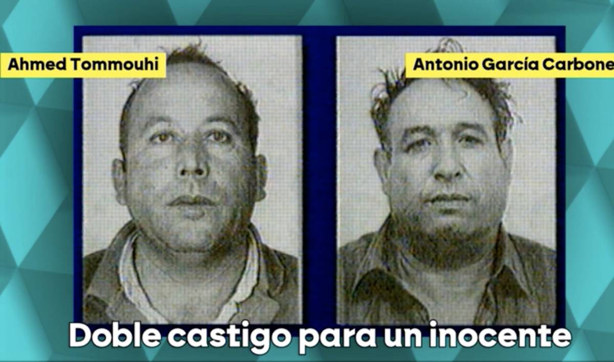 Ahmed Tommouhi y Antonio García Carbonell, el parecido físico entre un civil y un violador que le costó al inocente la prisión. LA SEXTA - 