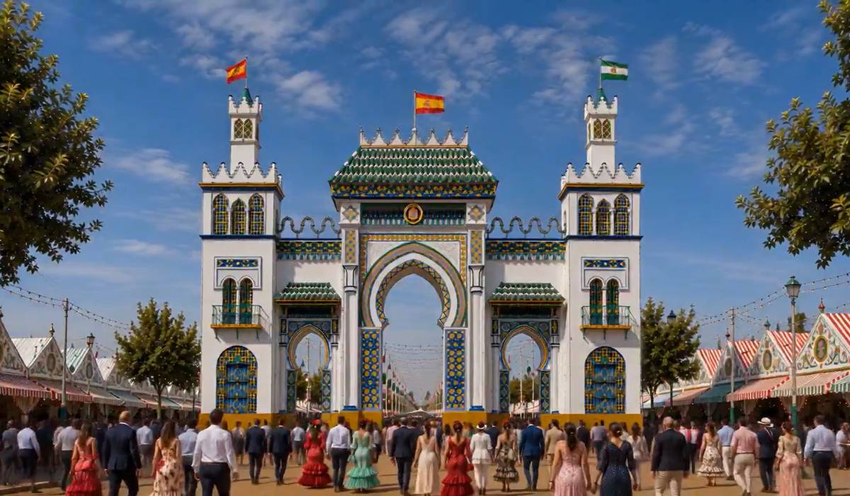 La 'Puerta a los sueños' de la Feria de Sevilla de 2027 ya tiene su diseño oficial y su 'recreación en IA'