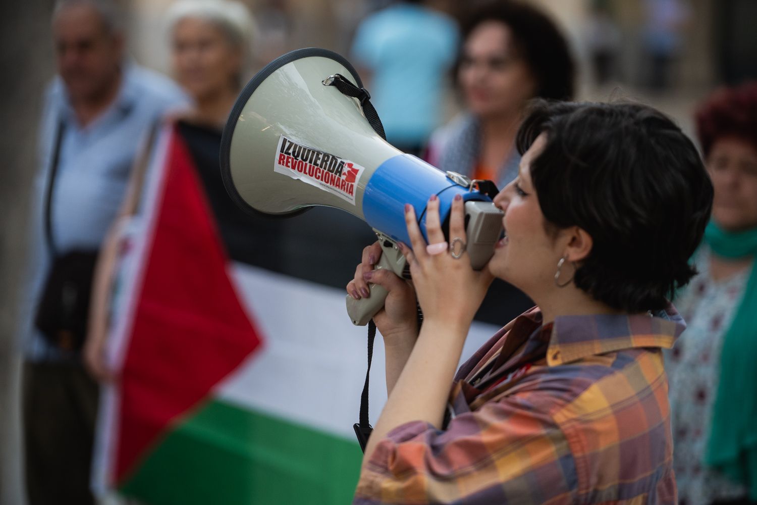 Una concentración por Palestina en Sevilla. - MAURI BUHIGAS
