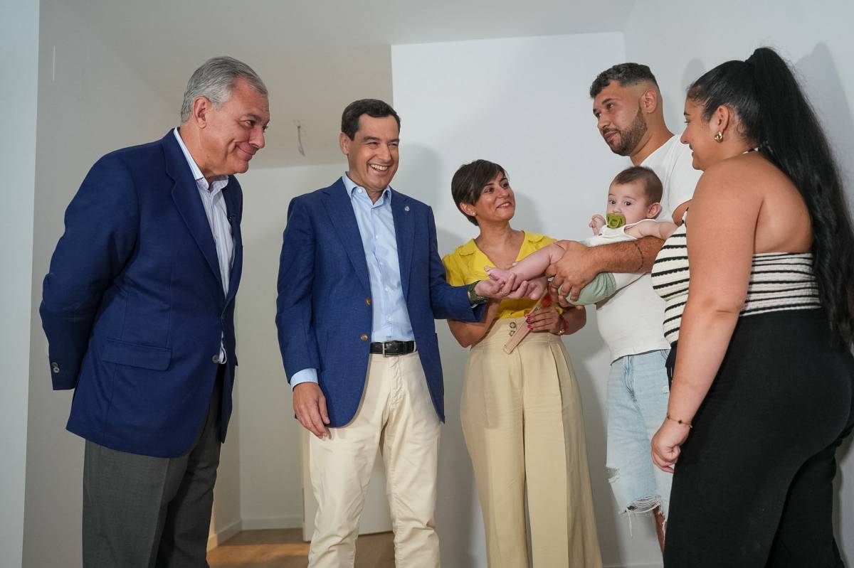 Un momento con las familias.