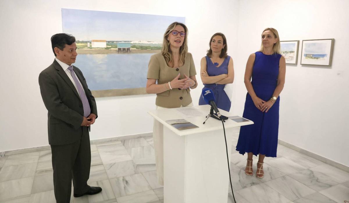 La jerezana Rocío Cano lleva los paisajes de Cádiz a la Sala Rivadavia con 'Horizonte dibujado'