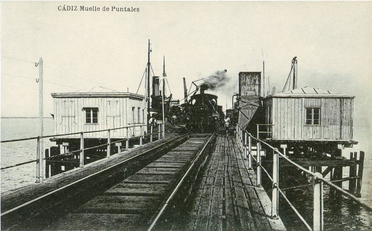 Muelle de Puntales. Tarjeta postal. Guillermo Uhl, Hauser y Menet, Madrid, 1923 (tomada de Garófano, 2000, p. 283).