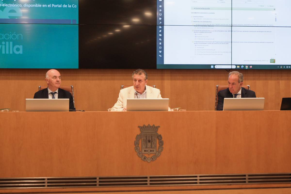 La Diputación de Sevilla destina 16,5 millones a empleo y vivienda protegida y se suma a la defensa del Orgullo