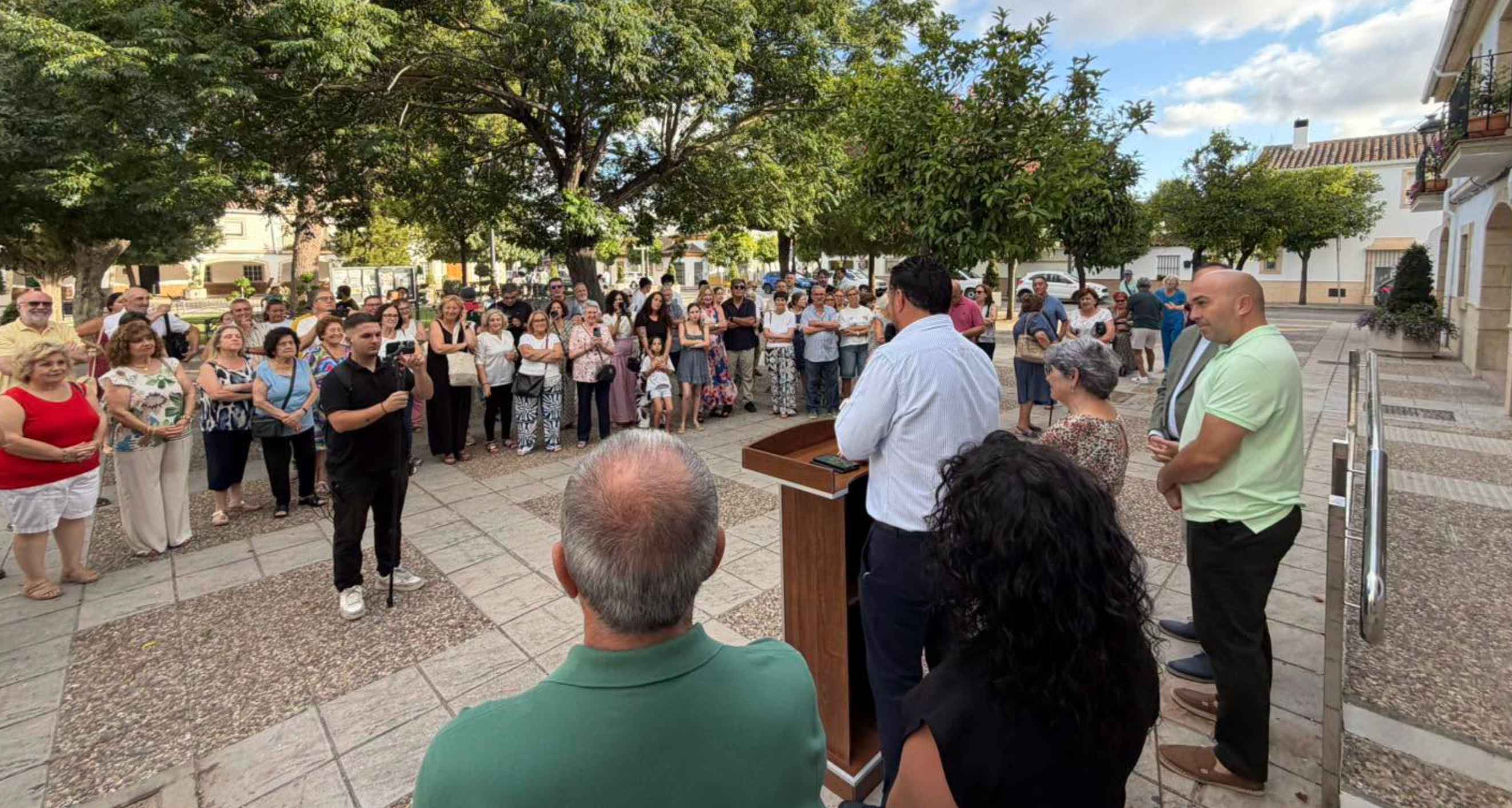Un momento de la inauguración de la Casa de la Cultura de Guadalcacín.