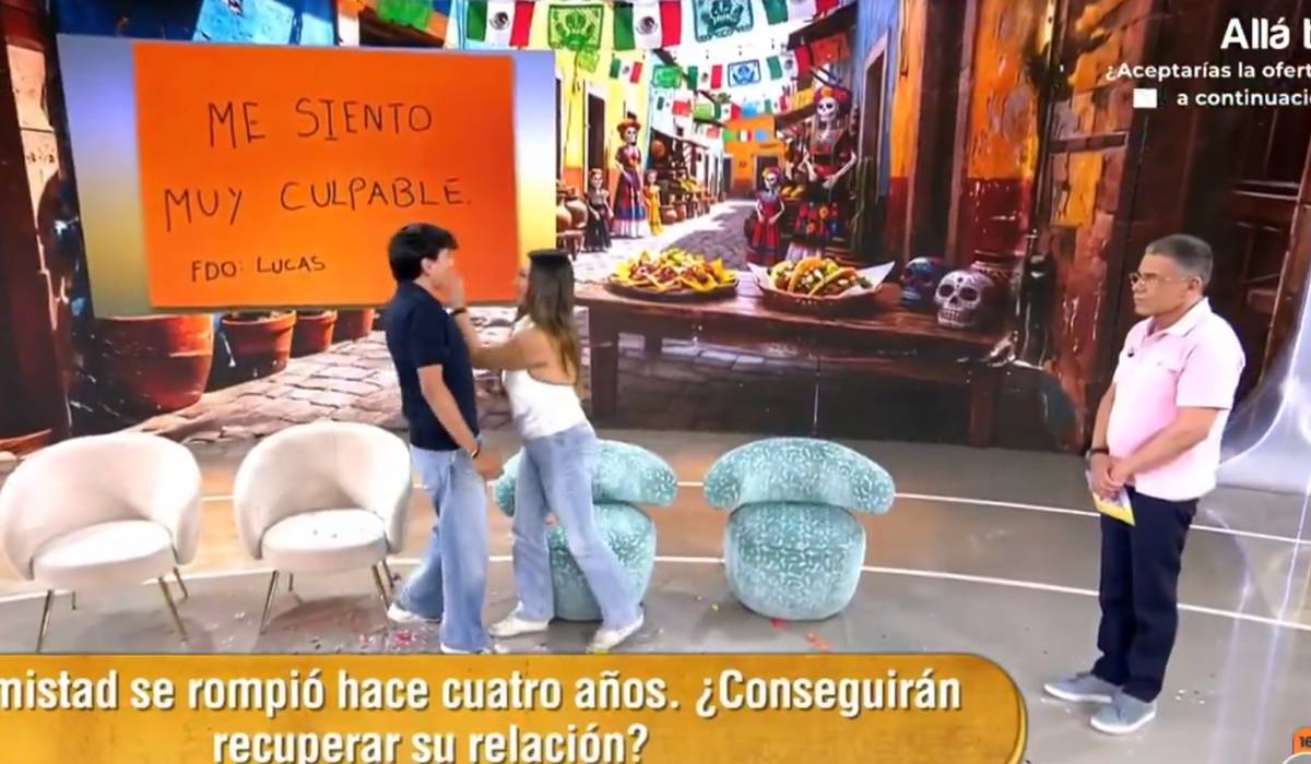 Agrede a su amigo en pleno 'prime time' en 'El diario de Jorge'