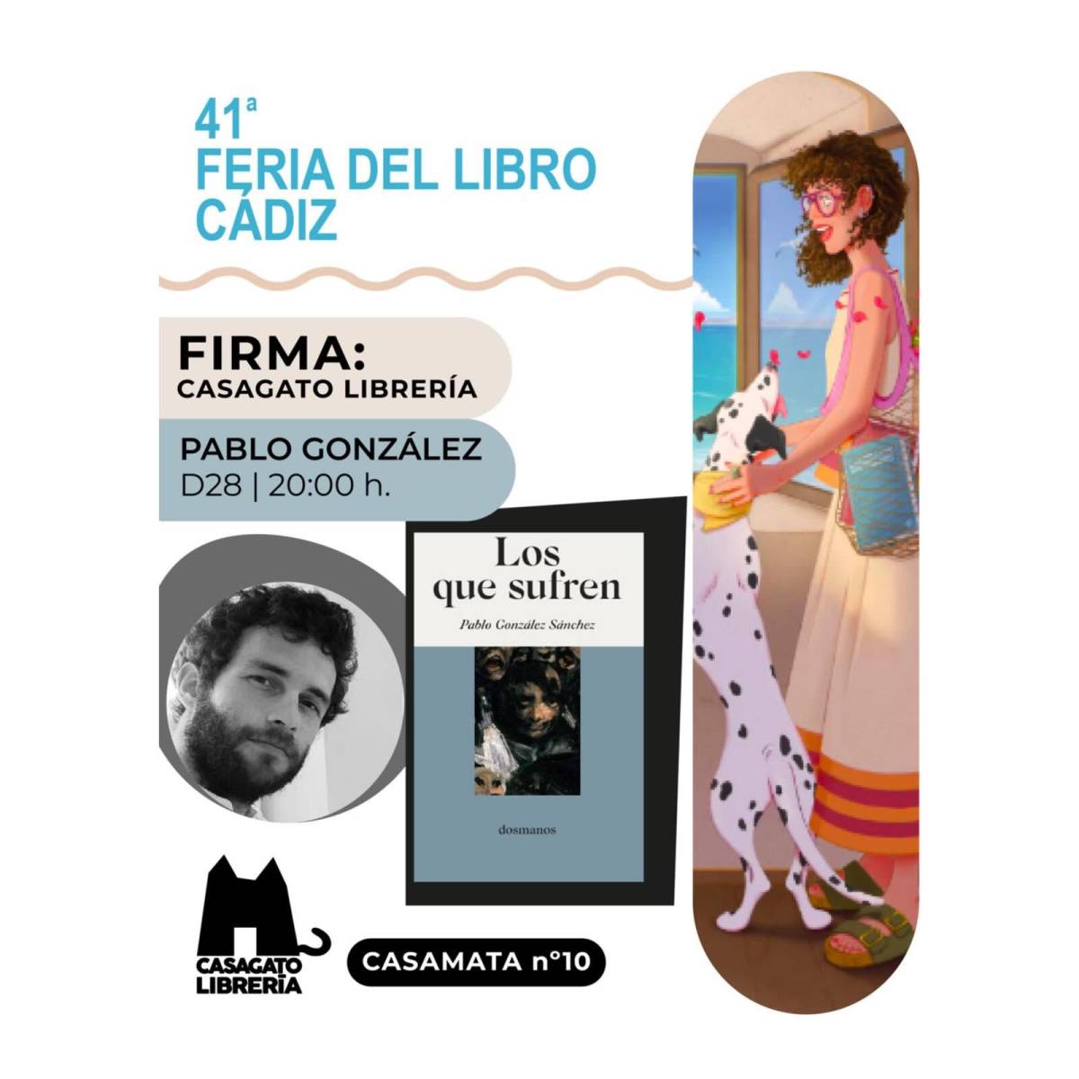 Una de las firmas previstas en Casagato Librería. - Una de las firmas previstas en Casagato Librería.