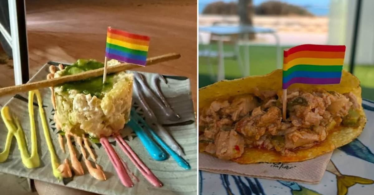 Sorteos de regalos en una ruta gastronómica con tapas muy coloridas en Puerto Real