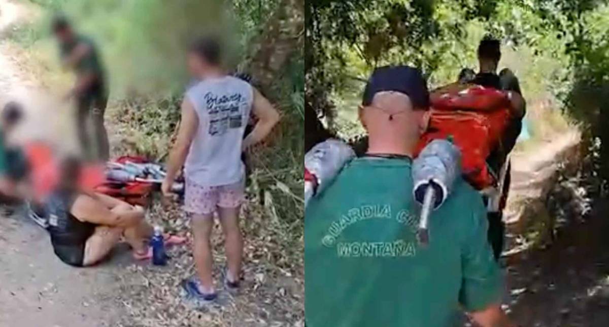 Rescatan en Zahara de la Sierra a una senderista herida en el Arroyo de Bocaleones