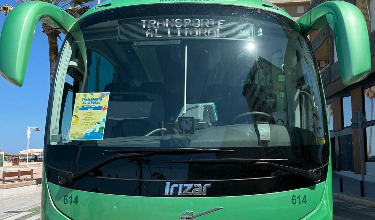 'Trasporte al litoral' cuenta este verano con cuatro líneas