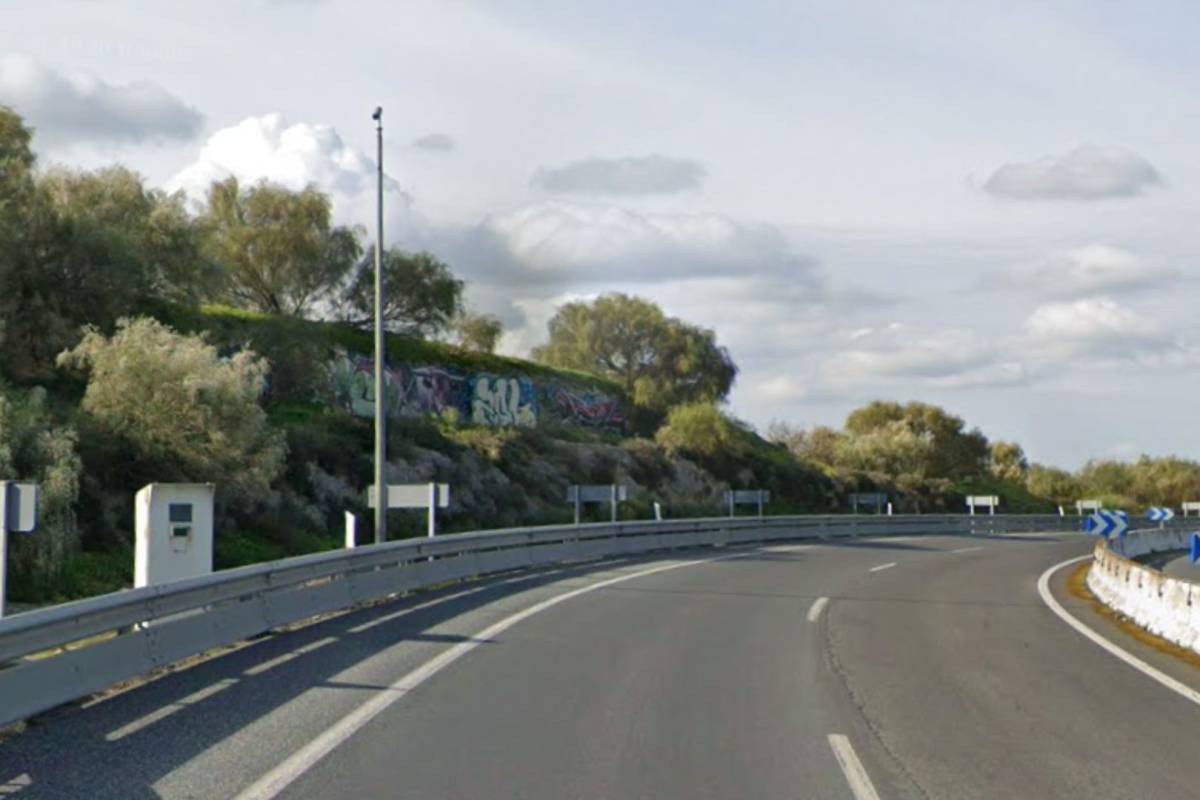 La velocidad a la que iba un motorista en el entorno del radar más famoso entre Jerez y El Puerto: 171 km/h, más del doble de lo obligado