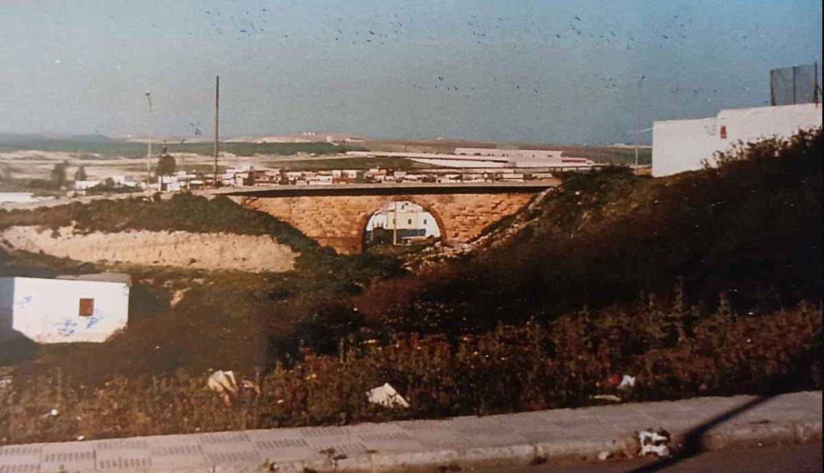 Así era el 'desaparecido' puente de Sanlúcar de la cuesta de San Telmo en Jerez