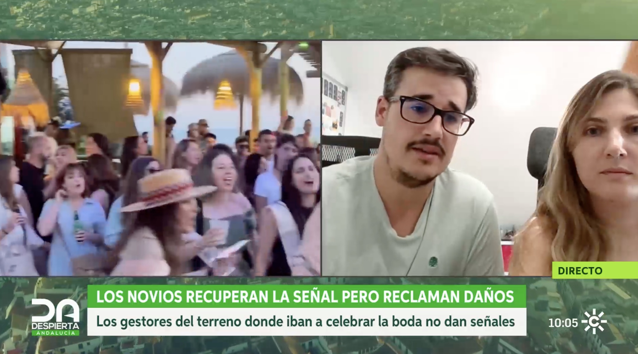 La pareja que se ha quedado sin boda en El Palmar reclama una compensación por daños y perjuicios.