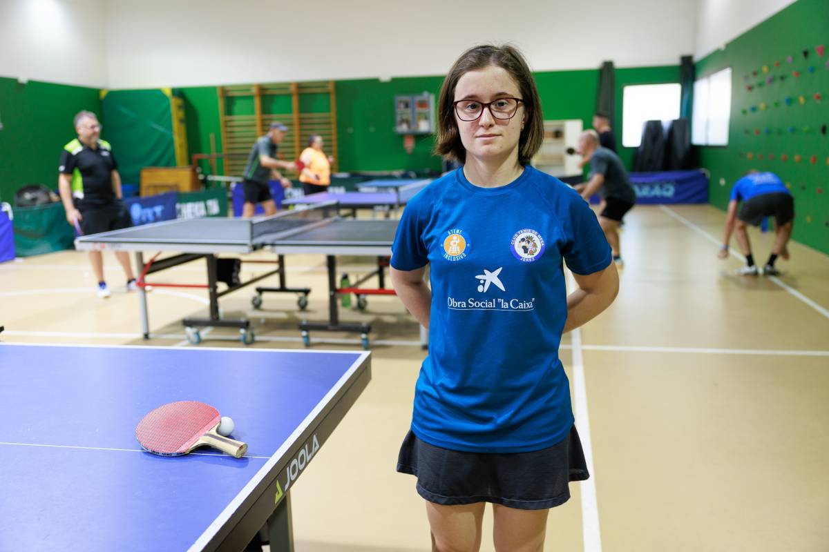 Claudia Reynaldo tenis de mesa 