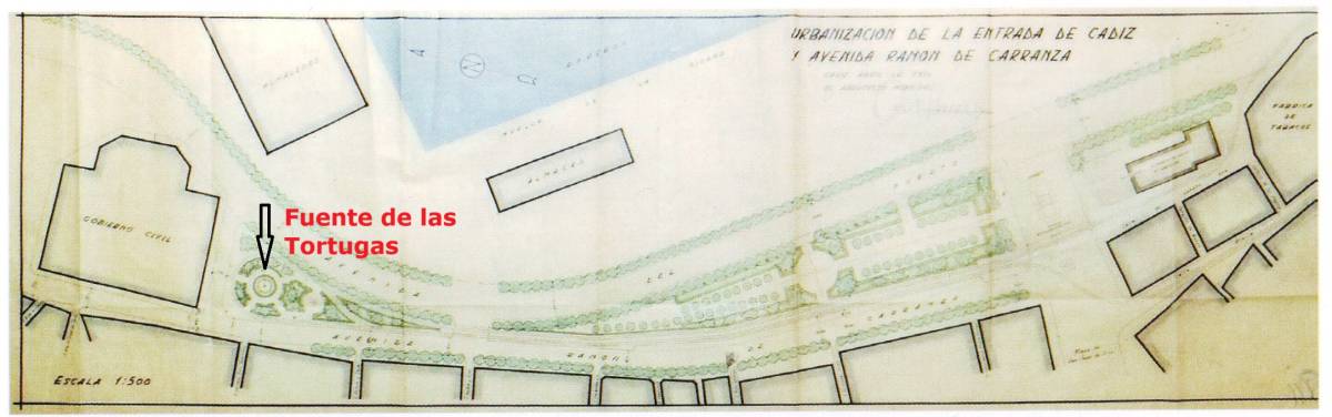 Plano remodelación viario 1953, Sánchez Esteve, tomado de (Nieto Ruiz y Jiménez Mata, 2021, p 120). - Plano remodelación viario 1953, Sánchez Esteve, tomado de (Nieto Ruiz y Jiménez Mata, 2021, p 120).