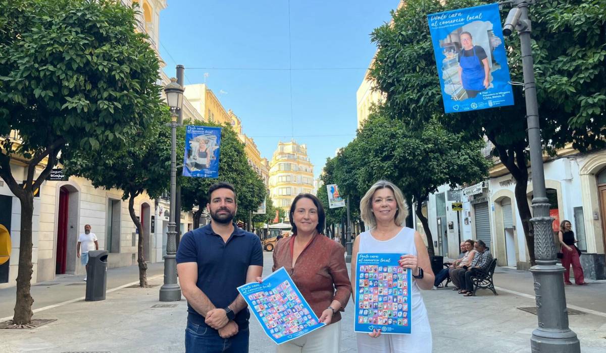 Comerciantes, hosteleros y emprendedores: el centro de Jerez se llena de caras conocidas para apoyar al comercio local