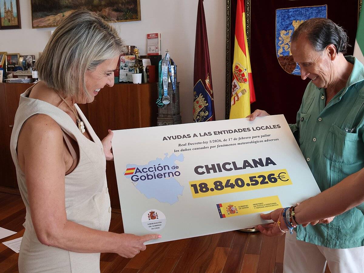El Ayuntamiento de Chiclana recibe una ayuda millonaria para reparar los daños del tren de borrascas. - 