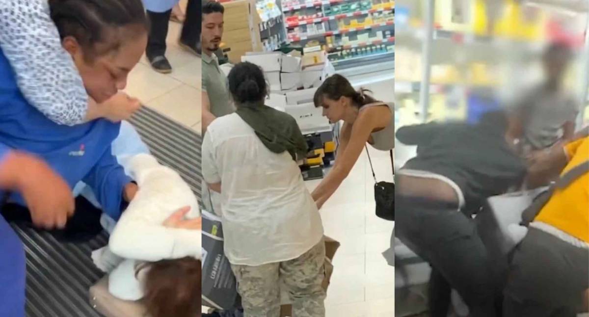 Colas desde la madrugada, puñetazos y patadas por un aire acondicionado en las tiendas Lidl