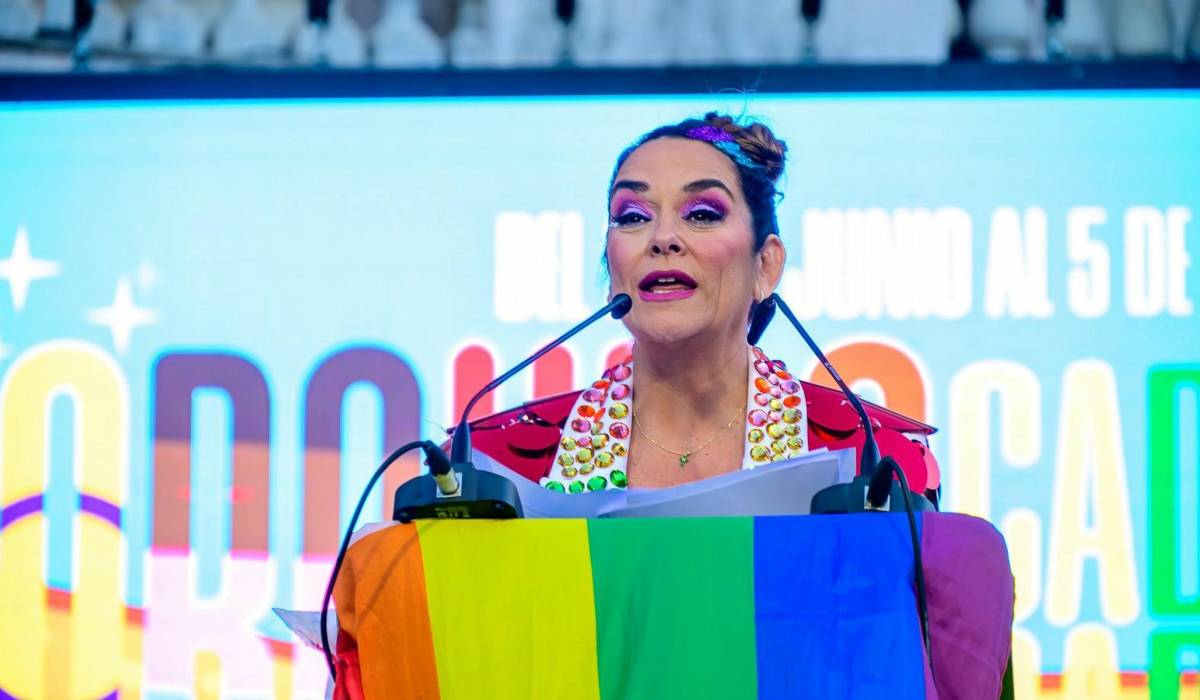 Toñi Moreno, pregonera del Orgullo de Cádiz