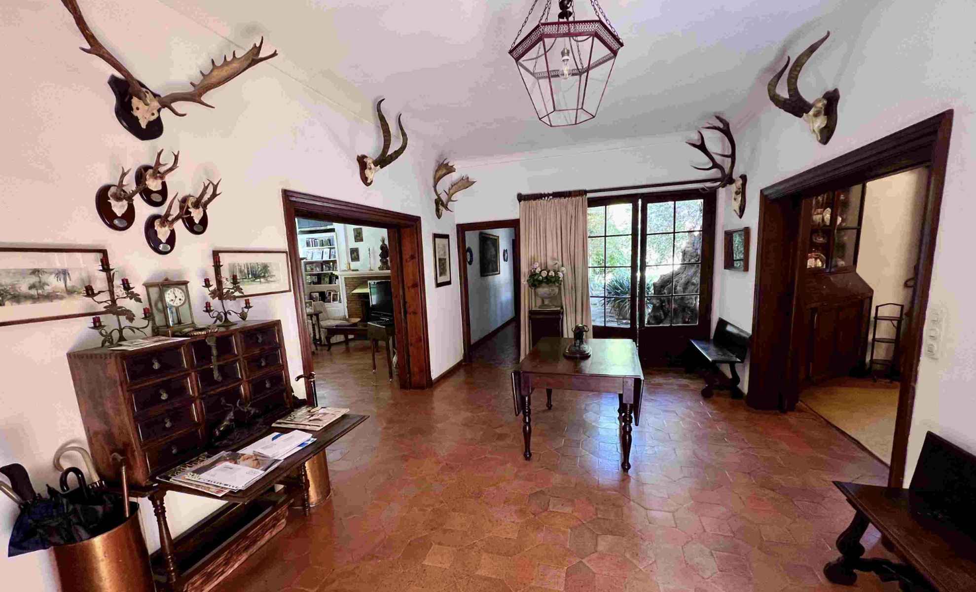 Interior de la vivienda ubicada frente a la Plaza del Caballo.