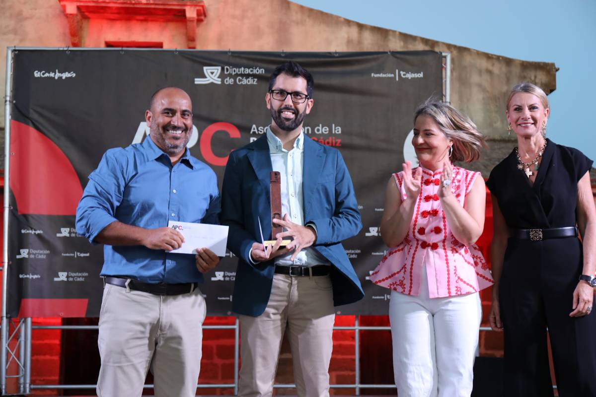 Francisco Romero y Juan Carlos Toro, de lavozdelsur.es, recogen el Premio Cádiz de Periodismo: 