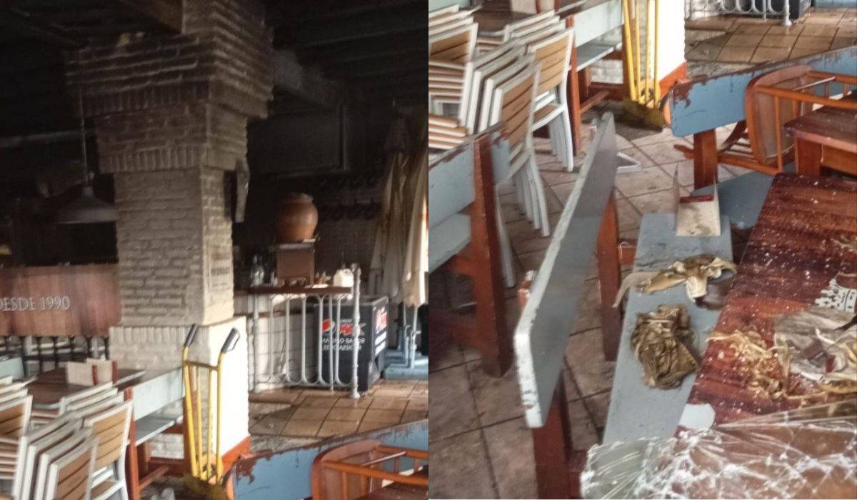 El origen del incendio en el Mesón del Asador en el centro de Jerez: así ha quedado su interior