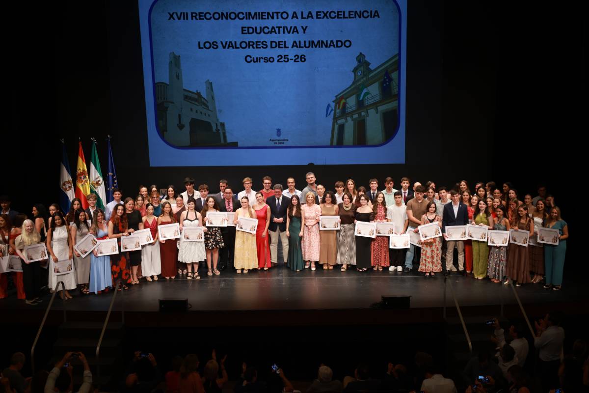El Teatro Villamarta se llena de talento joven en los XVII Reconocimientos Educativos de Jerez