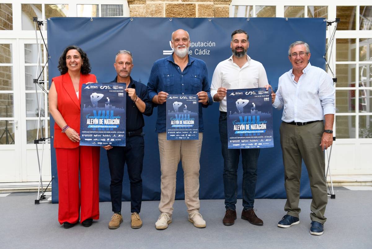 Cádiz volverá a convertirse en la capital de España de la natación de cantera con un campeonato con 600 deportistas y 208 clubes