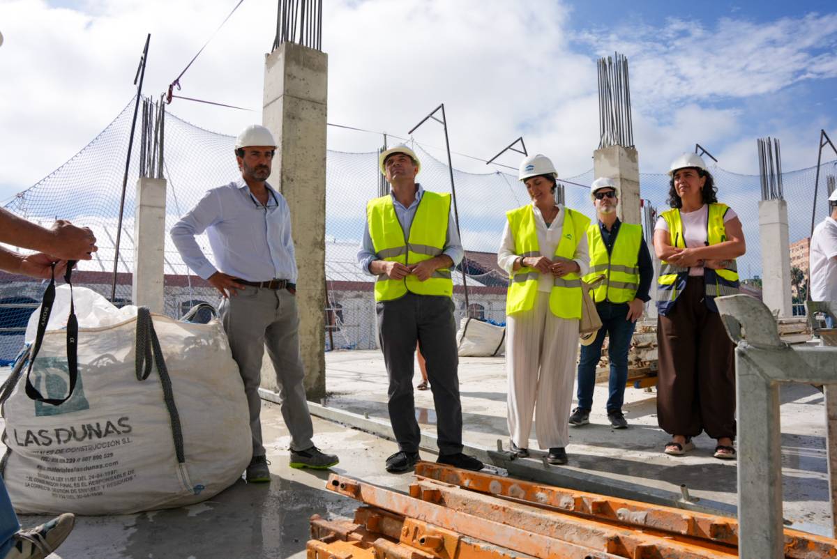 Visita a las obras de las 53 viviendas protegidas de alquiler social de Marconi 
