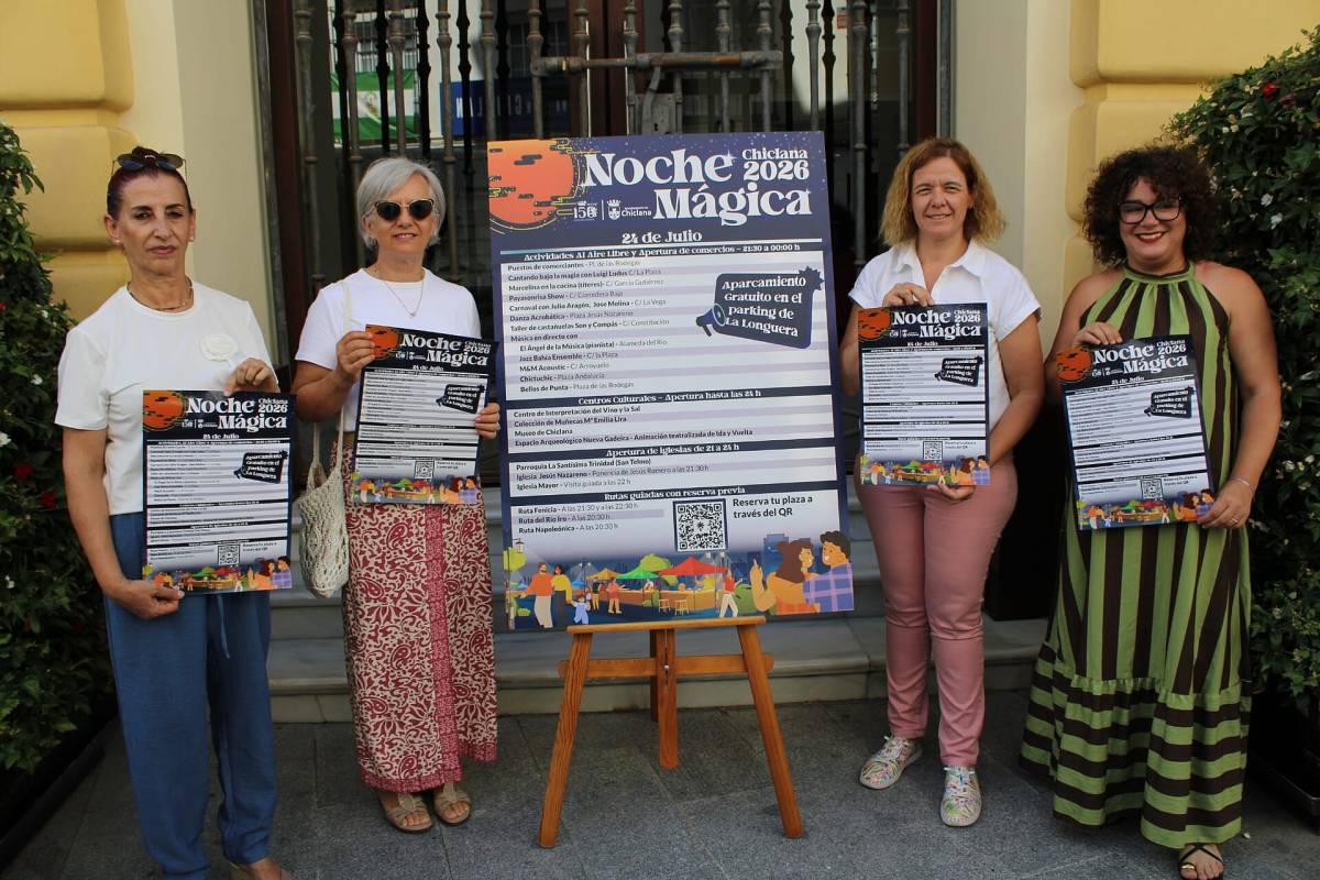 Presentación en la Noche Mágica.