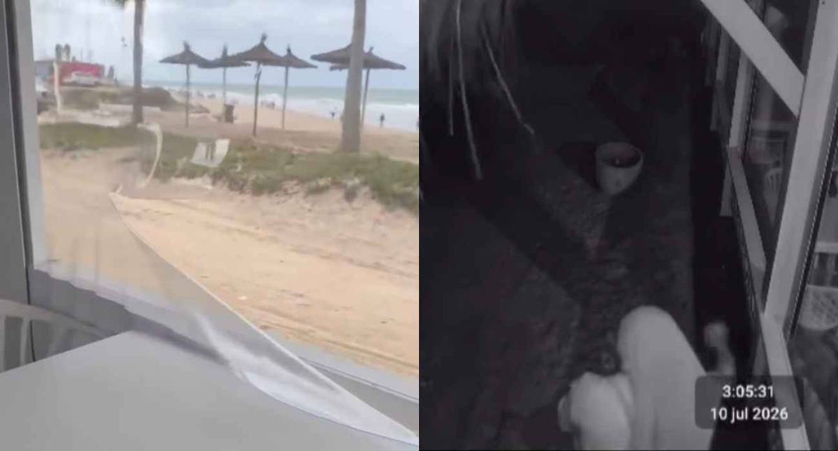Destrozan los toldos del chiringuito La Manuela de Las Tres Piedras en Chipiona: ofrecen 500 euros por identificar al autor