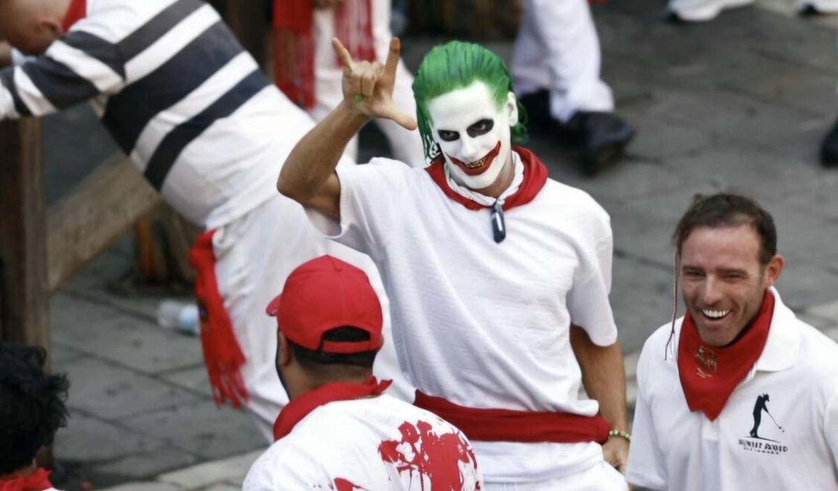 El 'Joker' de San Fermín vuelve a las andadas: quién hay detrás del personaje