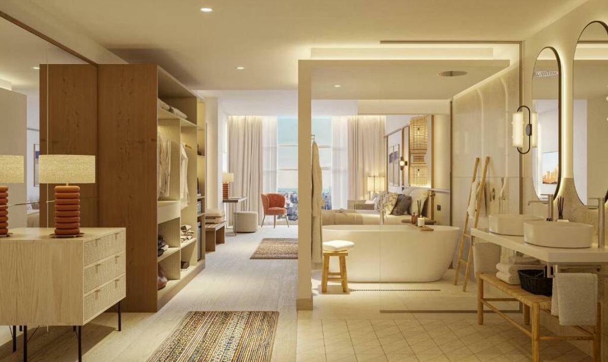 Una de las habitaciones del Gran Hotel Luna de Cádiz - Una de las habitaciones del Gran Hotel Luna de Cádiz