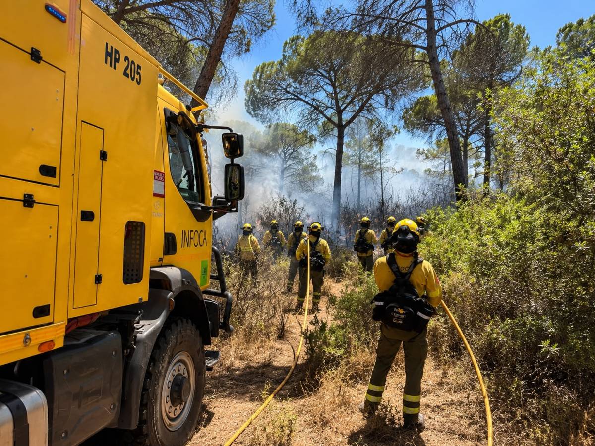 Dos nuevas denuncias elevan a diez los desaparecidos en el incendio de Almería: la Junta cree que pueden coincidir con los fallecidos