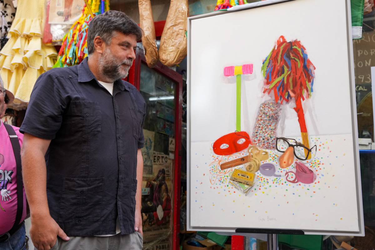 Presentación Cartel de carnaval de Cádiz 2027 Pepe Baena 