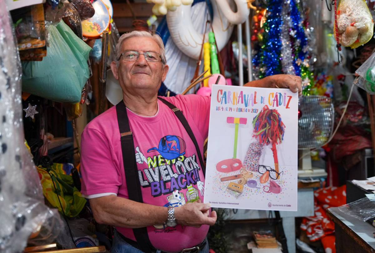 Presentación Cartel de carnaval de Cádiz 2027 Pepe Baena 