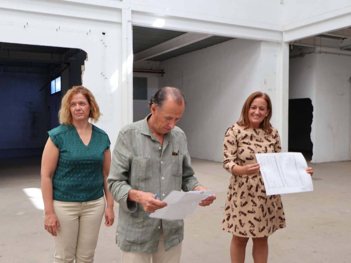 Visita institucional a las instalaciones que albergarán el proyecto.
