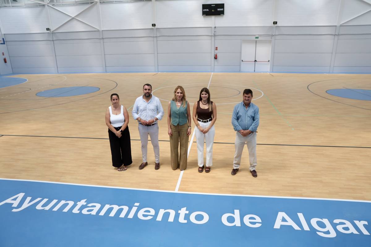 Así es el nuevo polideportivo de Algar. 