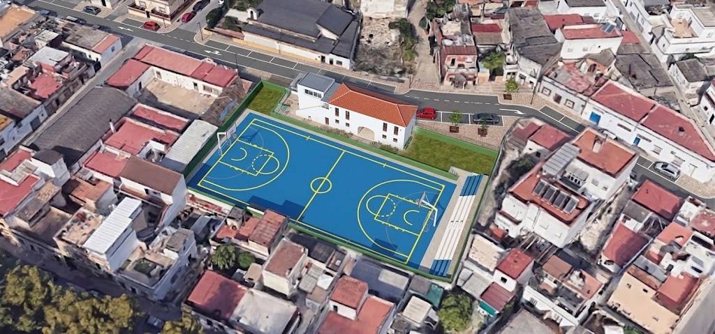Renovación de las pistas deportivas. - Renovación de las pistas deportivas.