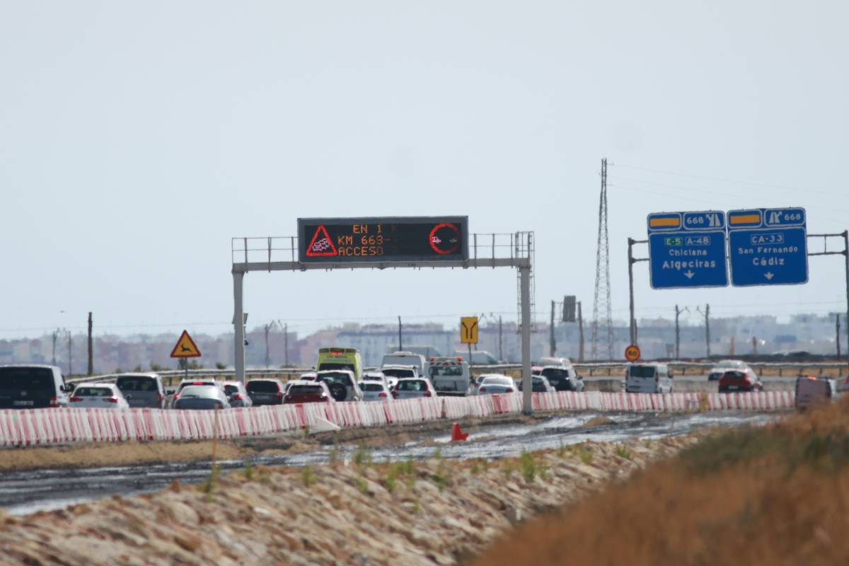 obras tres caminos, barrio jarana, retenciones trafico playa 