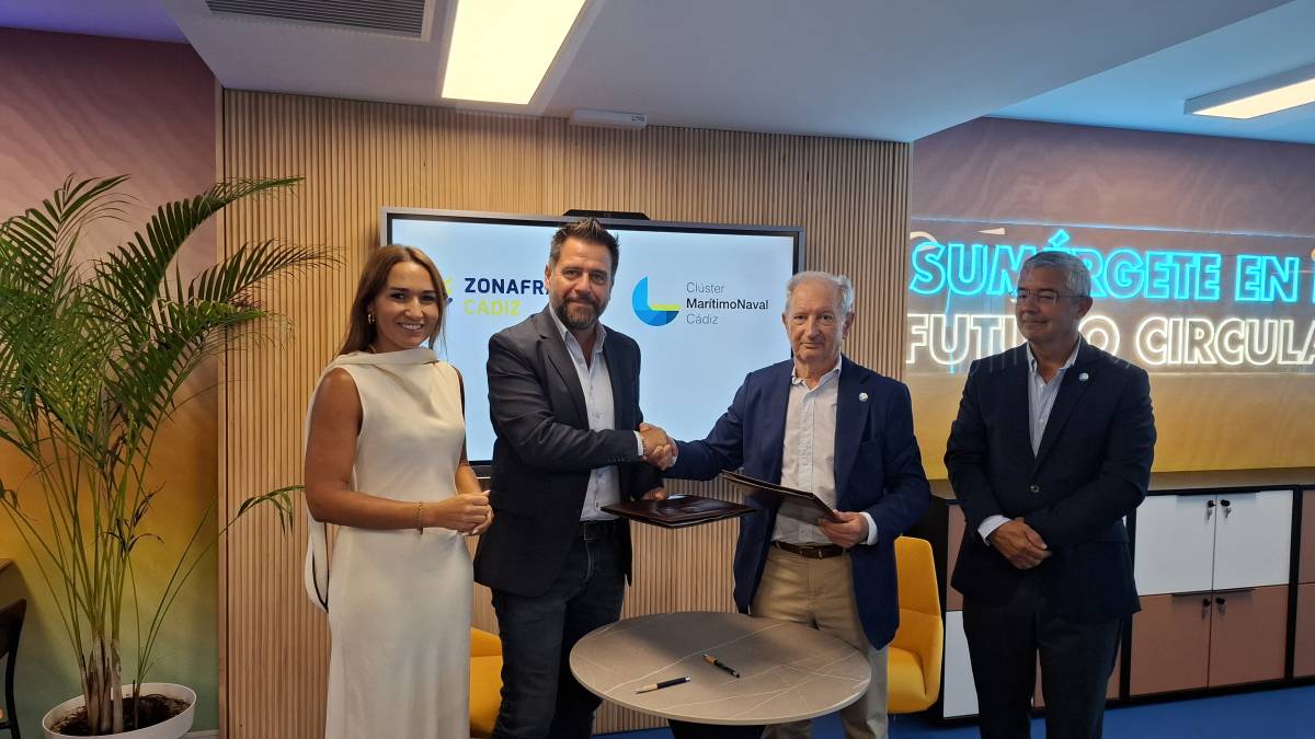 El Clúster Marítimo Naval de Cádiz se muda a Incubazul, la incubadora azul de Zona Franca 