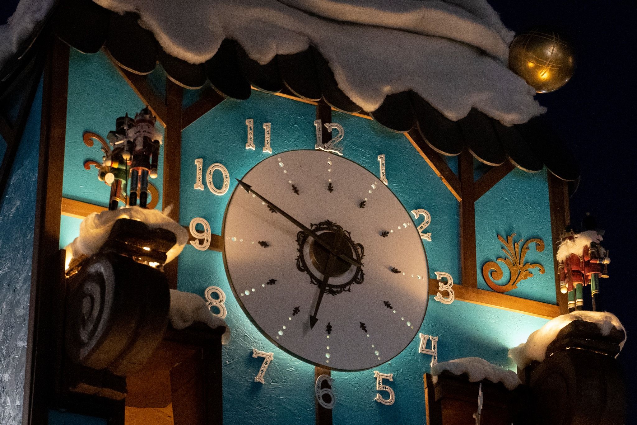 Reloj de adviento en San Fernando. - 