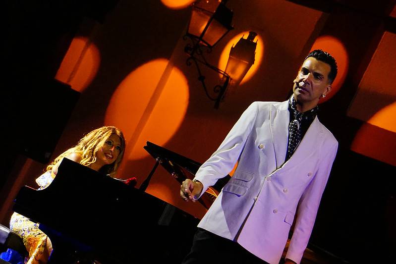 El destacadísimo papel de Miguel Ángel Heredia en el cante y en el baile fue un punto y aparte durante la velada. - El destacadísimo papel de Miguel Ángel Heredia en el cante y en el baile fue un punto y aparte durante la velada.