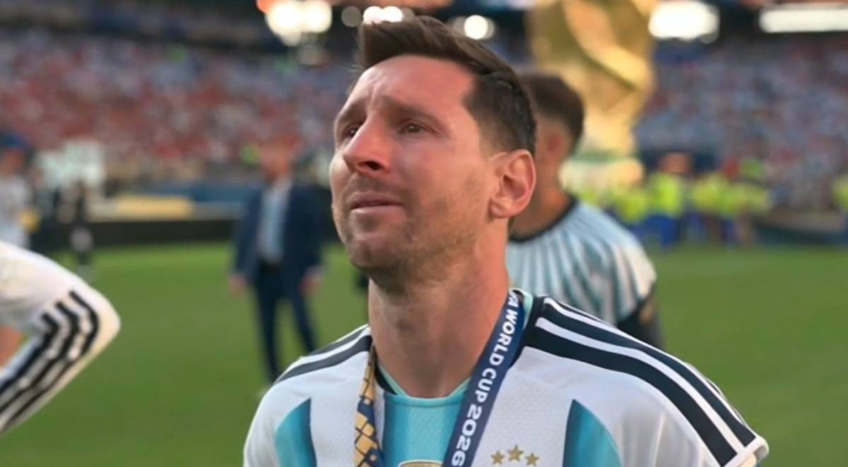Las lágrimas de Messi en su ¿último? baile con Argentina